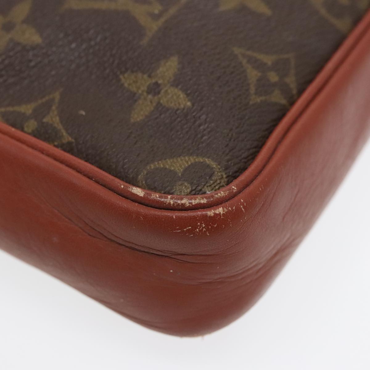 LOUIS VUITTON Monogram Pochette Sports Clutch Bag No.183 LV Auth 91365