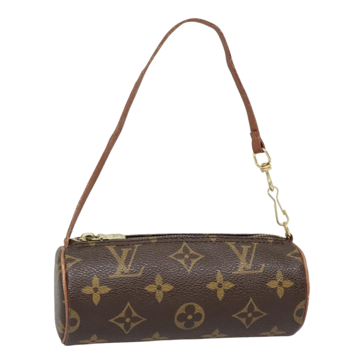 LOUIS VUITTON Monogram Papillon Pouch LV Auth 91381