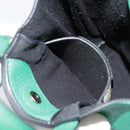 Salvatore Ferragamo Hand Bag Leather 2way Green Gold Auth 91385V-20