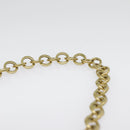 Salvatore Ferragamo Gancini Shoulder Bag Nylon Leather Brown Gold Auth 91386V-9