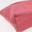 PRADA Tote Bag Nylon Black Auth 91406-16