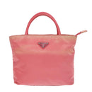 PRADA Tote Bag Nylon Black Auth 91406-13