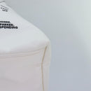 PRADA Backpack Nylon White Silver 1BZ072 Auth 91414AV-16