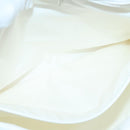 PRADA Backpack Nylon White Silver 1BZ072 Auth 91414AV-24