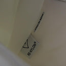 PRADA Backpack Nylon White Silver 1BZ072 Auth 91414AV-26