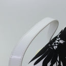 PRADA Backpack Nylon White Silver 1BZ072 Auth 91414AV-7