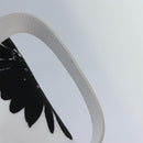 PRADA Backpack Nylon White Silver 1BZ072 Auth 91414AV-8