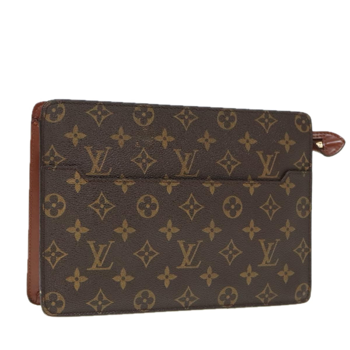 LOUIS VUITTON Monogram Pochette Homme Clutch Bag M51795 LV Auth 91443