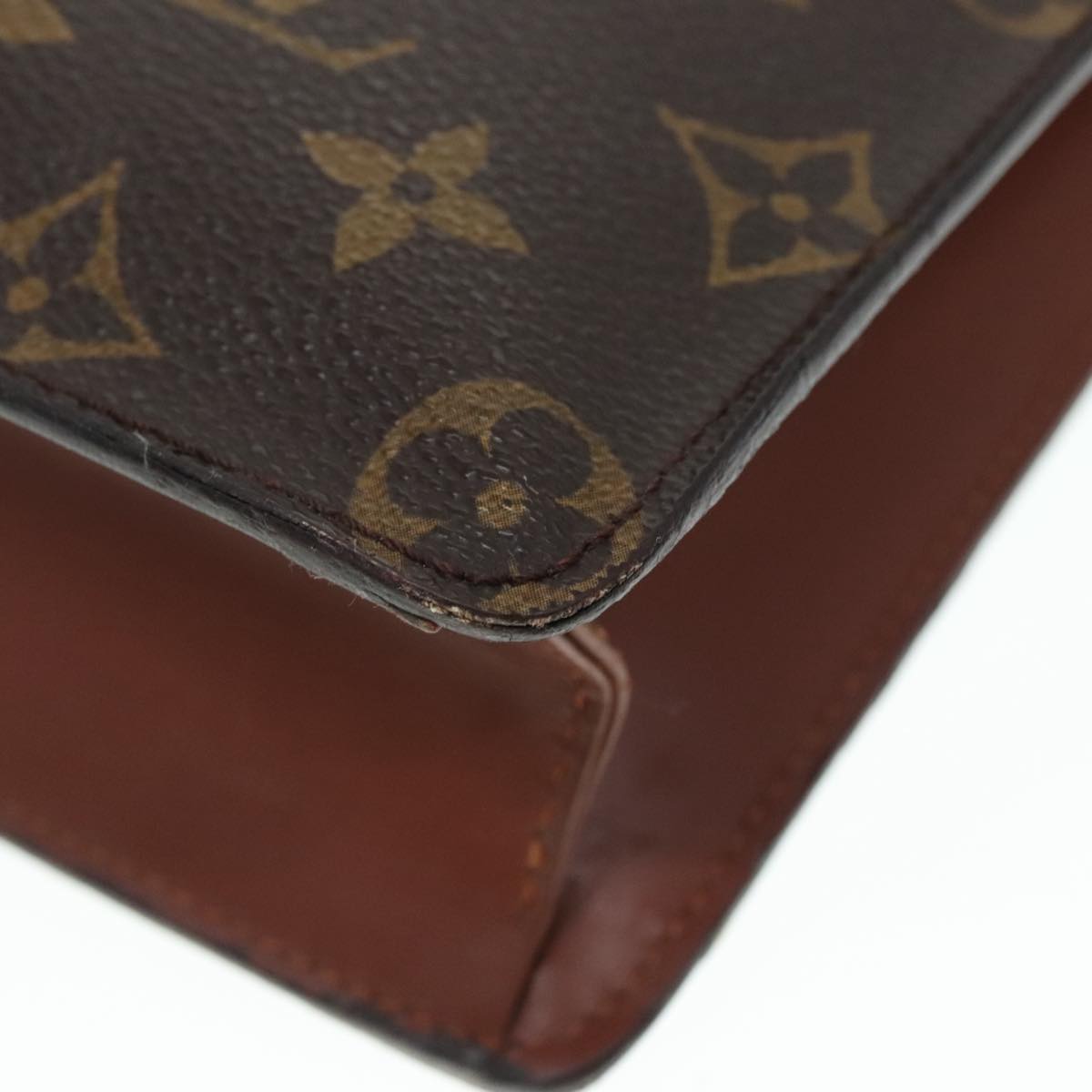 LOUIS VUITTON Monogram Pochette Homme Clutch Bag M51795 LV Auth 91443