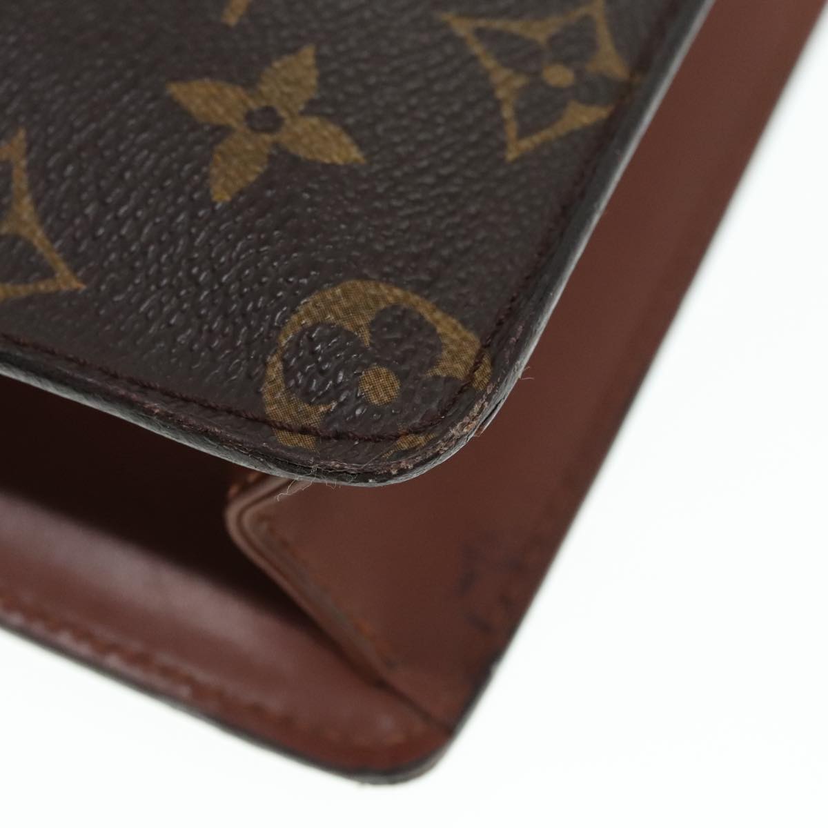 LOUIS VUITTON Monogram Pochette Homme Clutch Bag M51795 LV Auth 91443