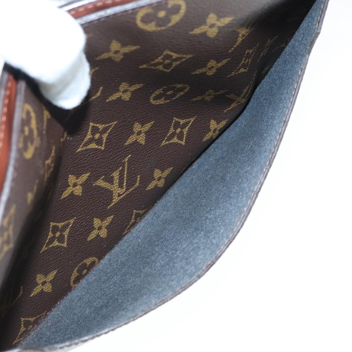 LOUIS VUITTON Monogram Pochette Homme Clutch Bag M51795 LV Auth 91443