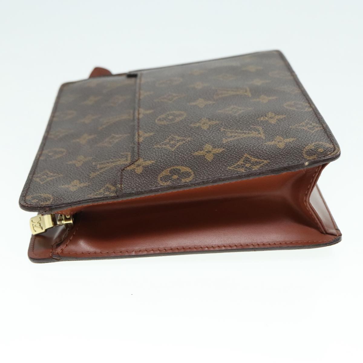 LOUIS VUITTON Monogram Pochette Homme Clutch Bag M51795 LV Auth 91443