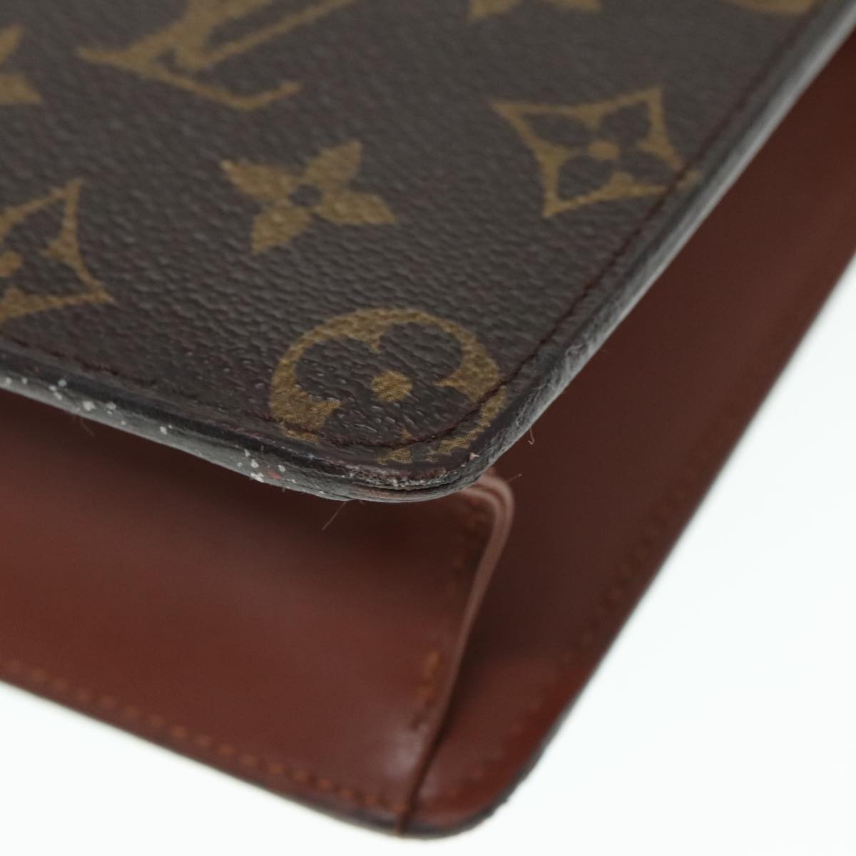 LOUIS VUITTON Monogram Pochette Homme Clutch Bag M51795 LV Auth 91443