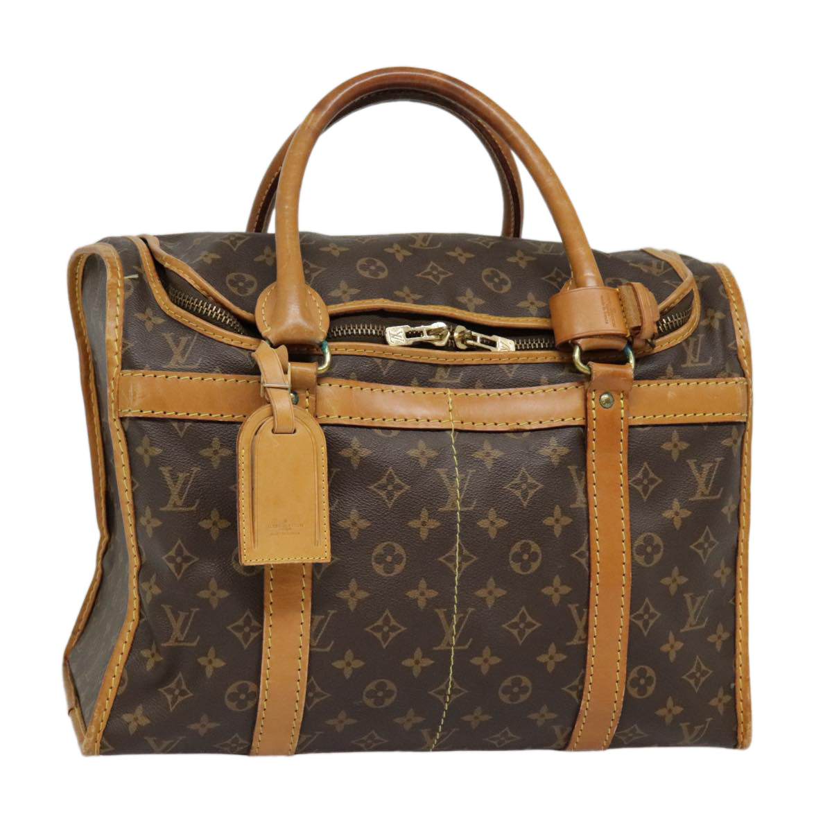 LOUIS VUITTON Monogram Sac Shan 40 Pet Carry M42024 LV Auth 91446