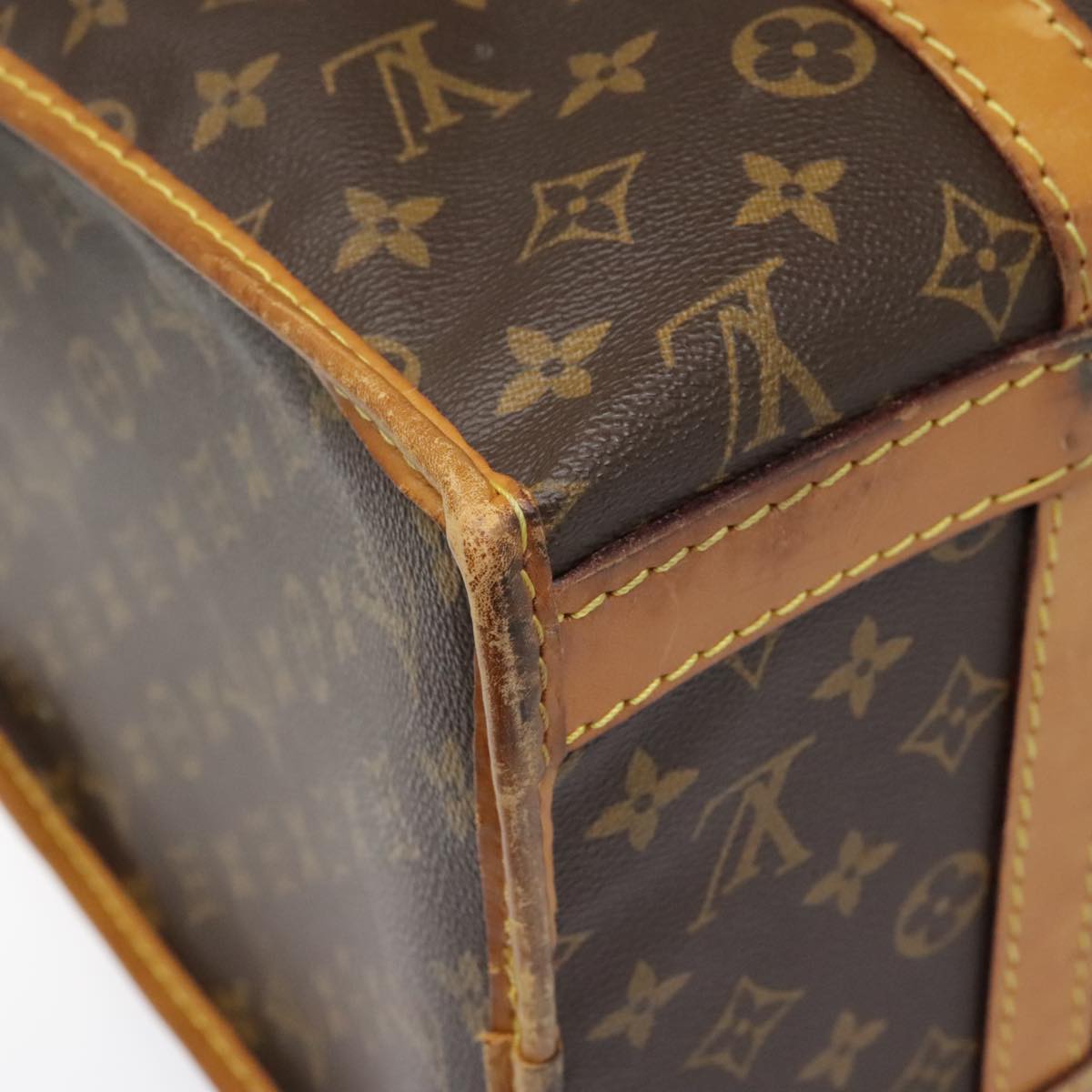 LOUIS VUITTON Monogram Sac Shan 40 Pet Carry M42024 LV Auth 91446