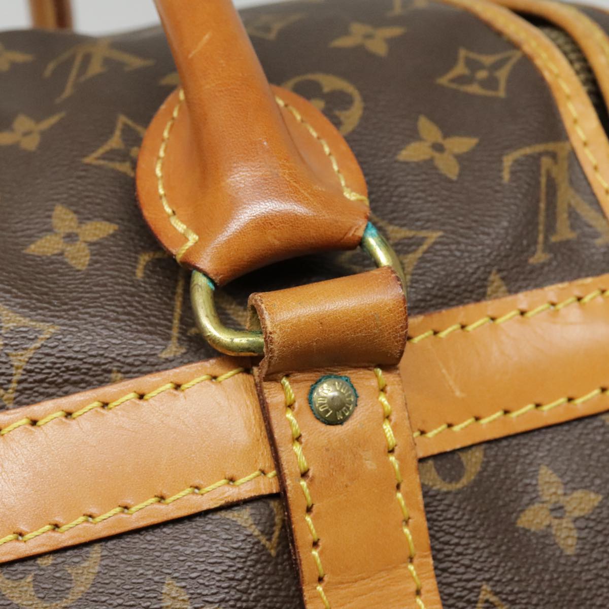 LOUIS VUITTON Monogram Sac Shan 40 Pet Carry M42024 LV Auth 91446