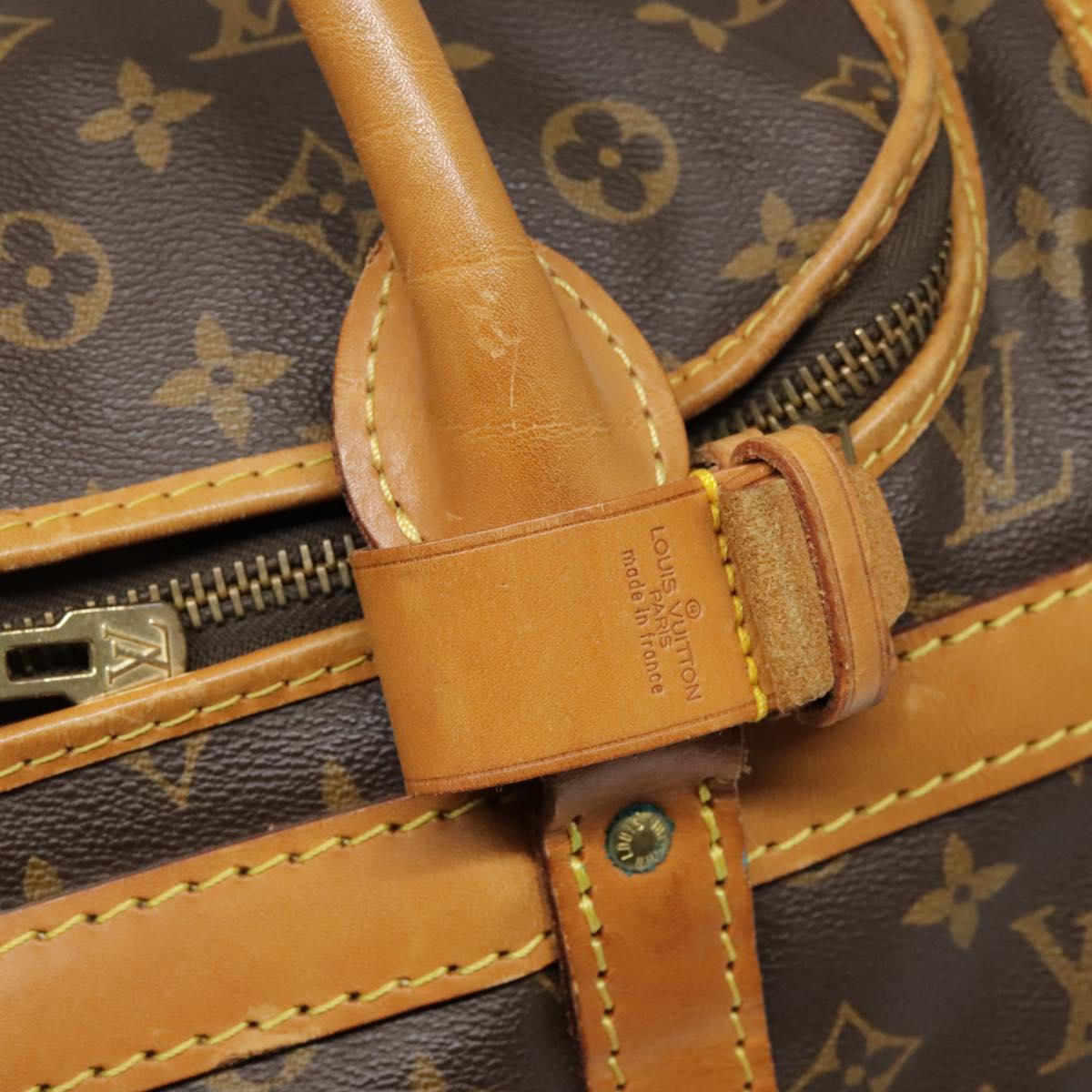 LOUIS VUITTON Monogram Sac Shan 40 Pet Carry M42024 LV Auth 91446