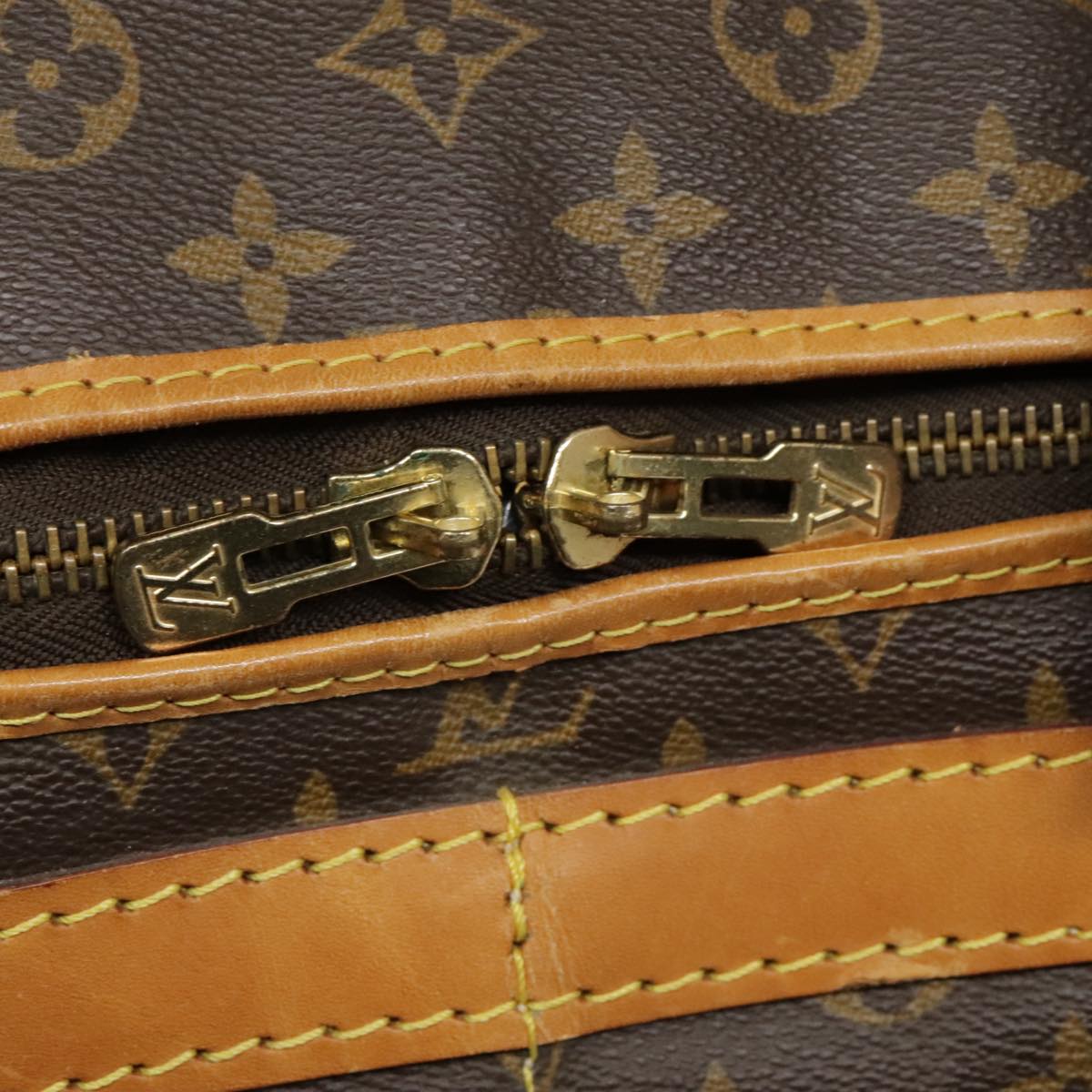 LOUIS VUITTON Monogram Sac Shan 40 Pet Carry M42024 LV Auth 91446