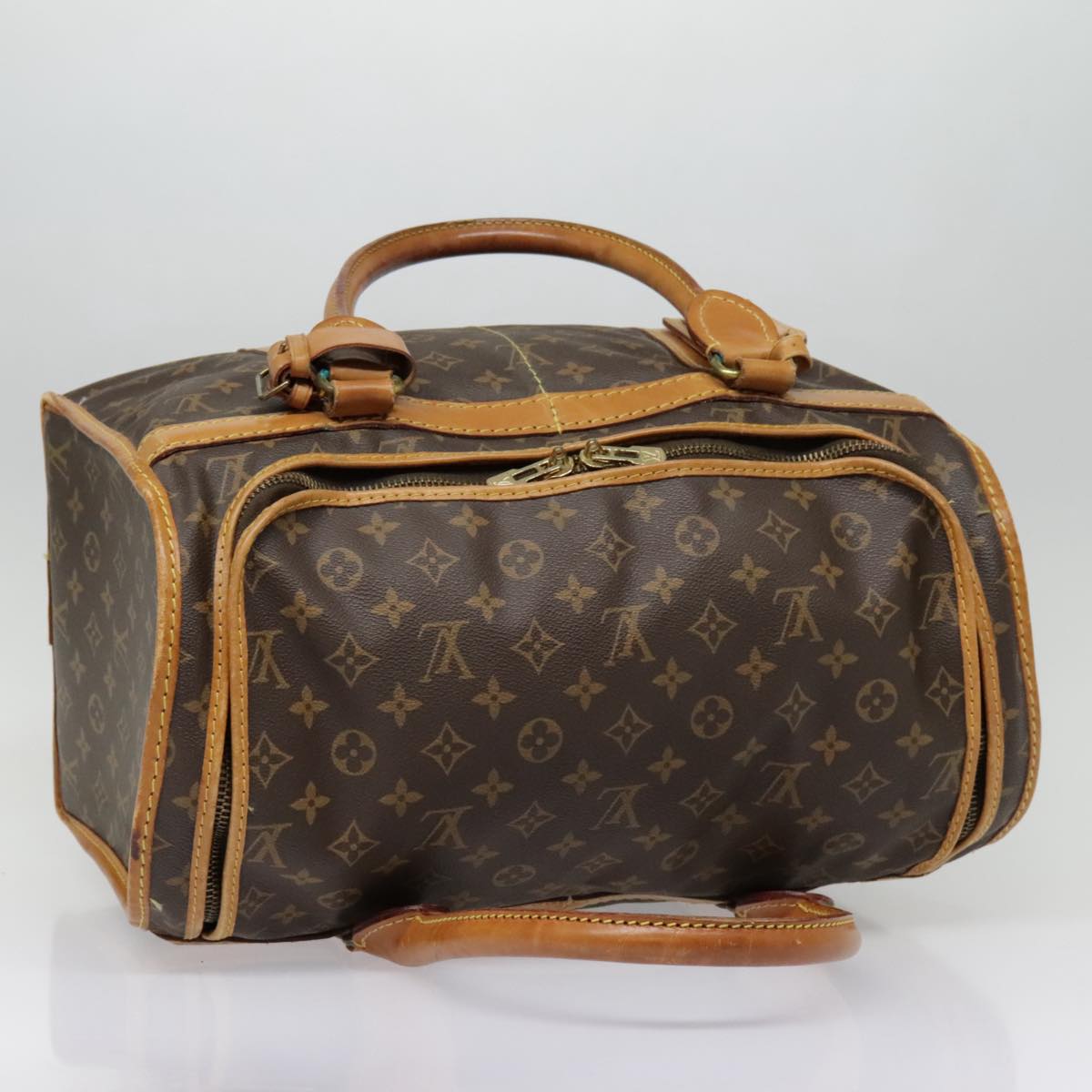 LOUIS VUITTON Monogram Sac Shan 40 Pet Carry M42024 LV Auth 91446