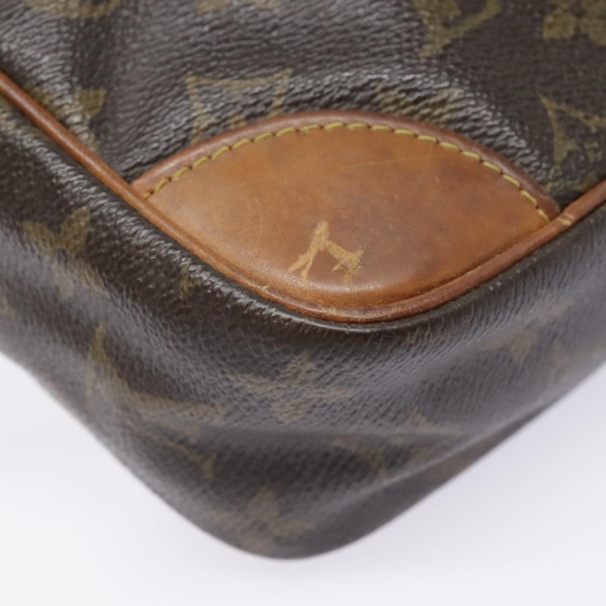 LOUIS VUITTON Monogram Compiegne 28 Clutch Bag M51845 LV Auth 91471