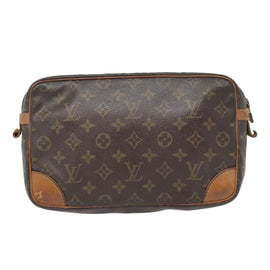 LOUIS VUITTON Monogram Compiegne 28 Clutch Bag M51845 LV Auth 91471 - 0