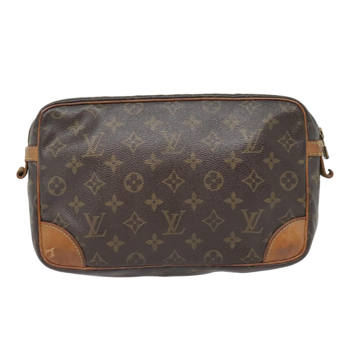 LOUIS VUITTON Monogram Compiegne 28 Clutch Bag M51845 LV Auth 91471 - 0