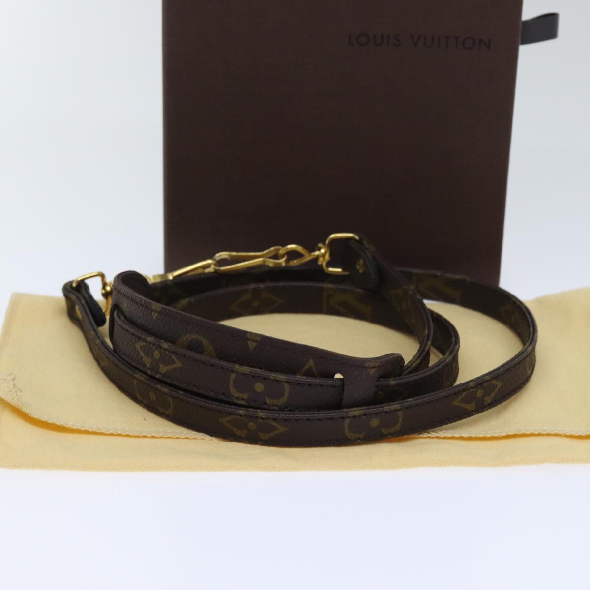 LOUIS VUITTON Monogram Shoulder Strap 40.9"" LV Auth 91549