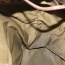 FENDI Zucca Canvas Backpack Brown Black gold Auth 91551-22