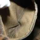 FENDI Zucca Canvas Backpack Brown Black gold Auth 91551-24