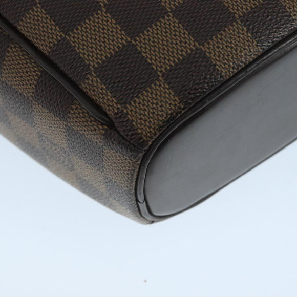 LOUIS VUITTON Damier Ebene Thaliasaw Hand Bag N51284 LV Auth 91558