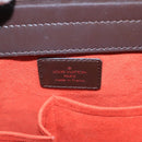 LOUIS VUITTON Damier Ebene Thaliasaw Hand Bag N51284 LV Auth 91558-17