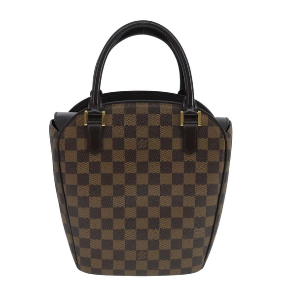 LOUIS VUITTON Damier Ebene Thaliasaw Hand Bag N51284 LV Auth 91558