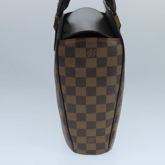 LOUIS VUITTON Damier Ebene Thaliasaw Hand Bag N51284 LV Auth 91558
