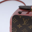 LOUIS VUITTON Monogram Vernis Hot Springs Backpack Pink M53545 LV Auth 91559A-16