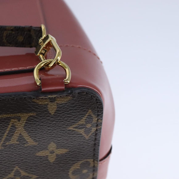 LOUIS VUITTON Monogram Vernis Hot Springs Backpack Pink M53545 LV Auth 91559A