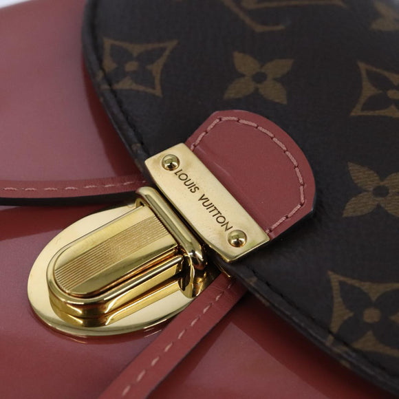 LOUIS VUITTON Monogram Vernis Hot Springs Backpack Pink M53545 LV Auth 91559A