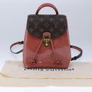 LOUIS VUITTON Monogram Vernis Hot Springs Backpack Pink M53545 LV Auth 91559A-12