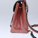 LOUIS VUITTON Monogram Vernis Hot Springs Backpack Pink M53545 LV Auth 91559A-3