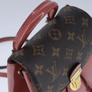 LOUIS VUITTON Monogram Vernis Hot Springs Backpack Pink M53545 LV Auth 91559SAM-6