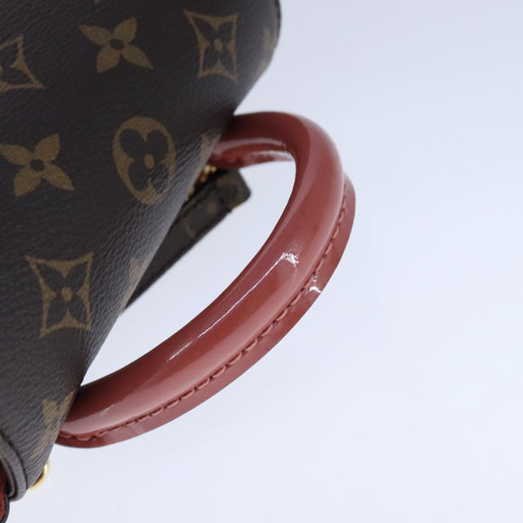 LOUIS VUITTON Monogram Vernis Hot Springs Backpack Pink M53545 LV Auth 91559A