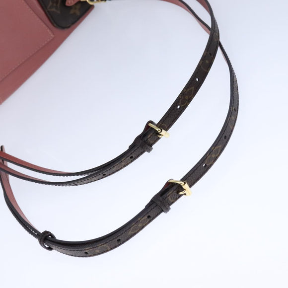 LOUIS VUITTON Monogram Vernis Hot Springs Backpack Pink M53545 LV Auth 91559A