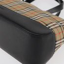 BURBERRY Nova Check Handtasche Canvas Leder Beige Gold Orig 91568-17