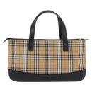 BURBERRY Nova Check Handtasche Canvas Leder Beige Gold Orig 91568-2
