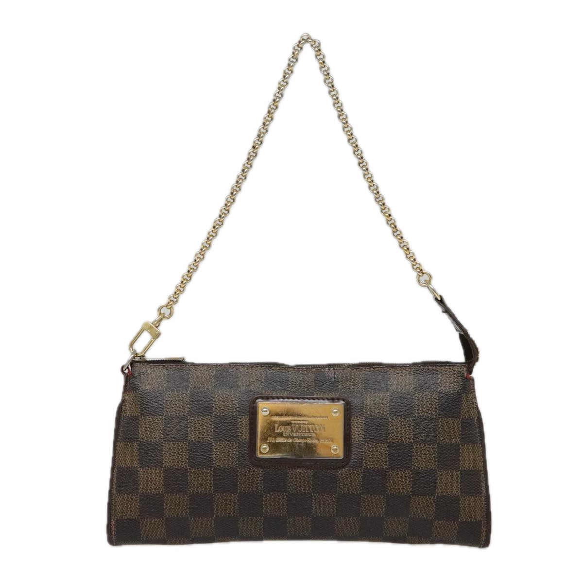 LOUIS VUITTON Damier Ebene Eva Shoulder Bag 2way N55213 LV Auth 91570 - 0