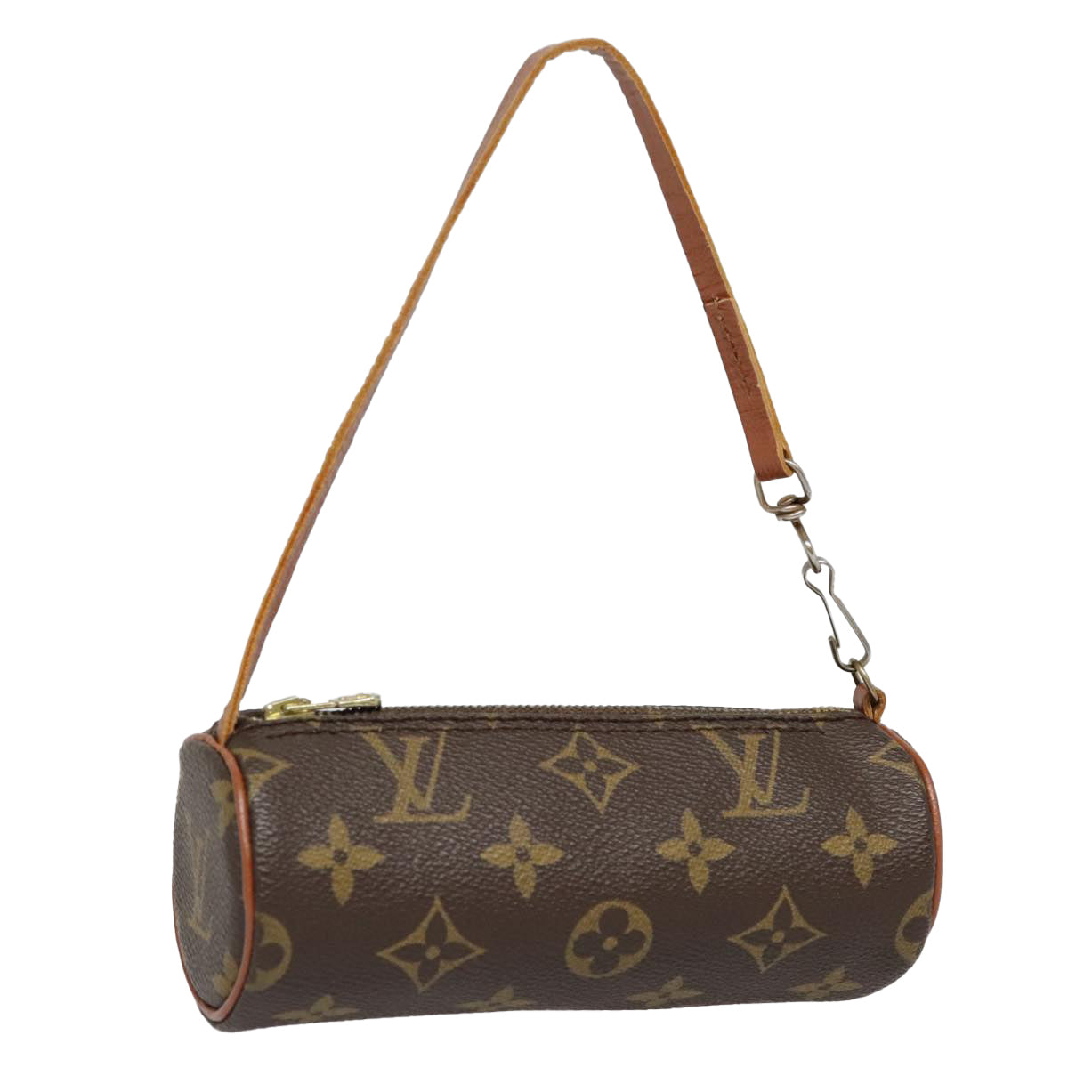 LOUIS VUITTON Monogram Papillon Pouch LV Auth 91578