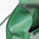 LOUIS VUITTON Epi Cartouchiere MM Shoulder Bag Green M52244 LV Auth 91579-23