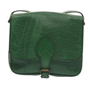 LOUIS VUITTON Epi Cartouchiere MM Shoulder Bag Green M52244 LV Auth 91579-13