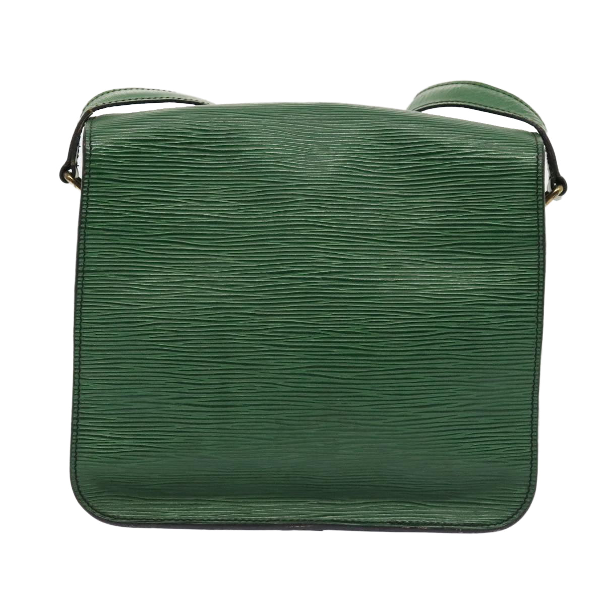 LOUIS VUITTON Epi Cartouchiere MM Shoulder Bag Green M52244 LV Auth 91579 - 0