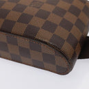 LOUIS VUITTON Damier Ebene Geronimos Schoudertas N51994 LV Auth 91584-15