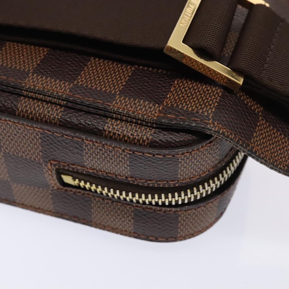 LOUIS VUITTON Damier Ebene Geronimos Shoulder Bag N51994 LV Auth 91584